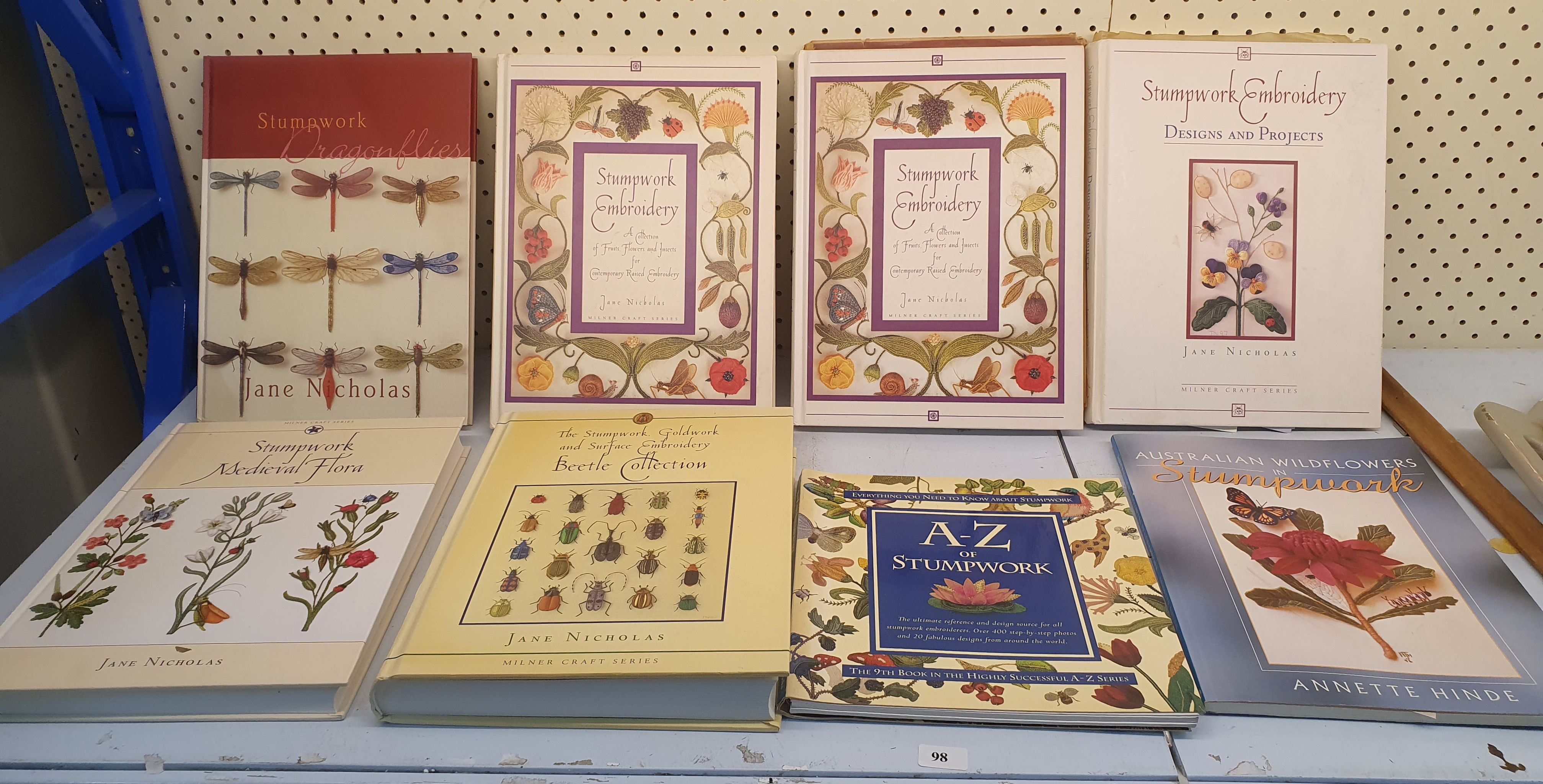 98 · A GROUP OF 'STUMPWORK' EMBROIDERY BOOKS
