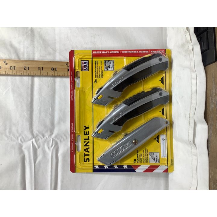 Stanley 3pk Retractable Utility Knives