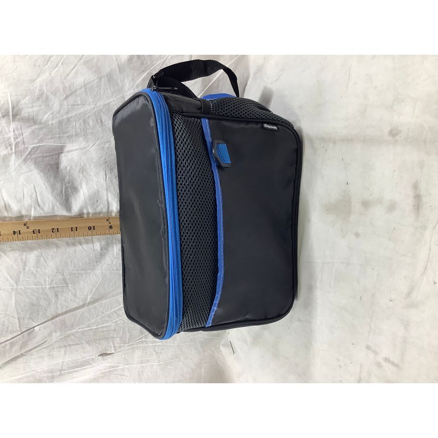 Koozie Black/Blue Cooler/Lunch Box (12 x 8)