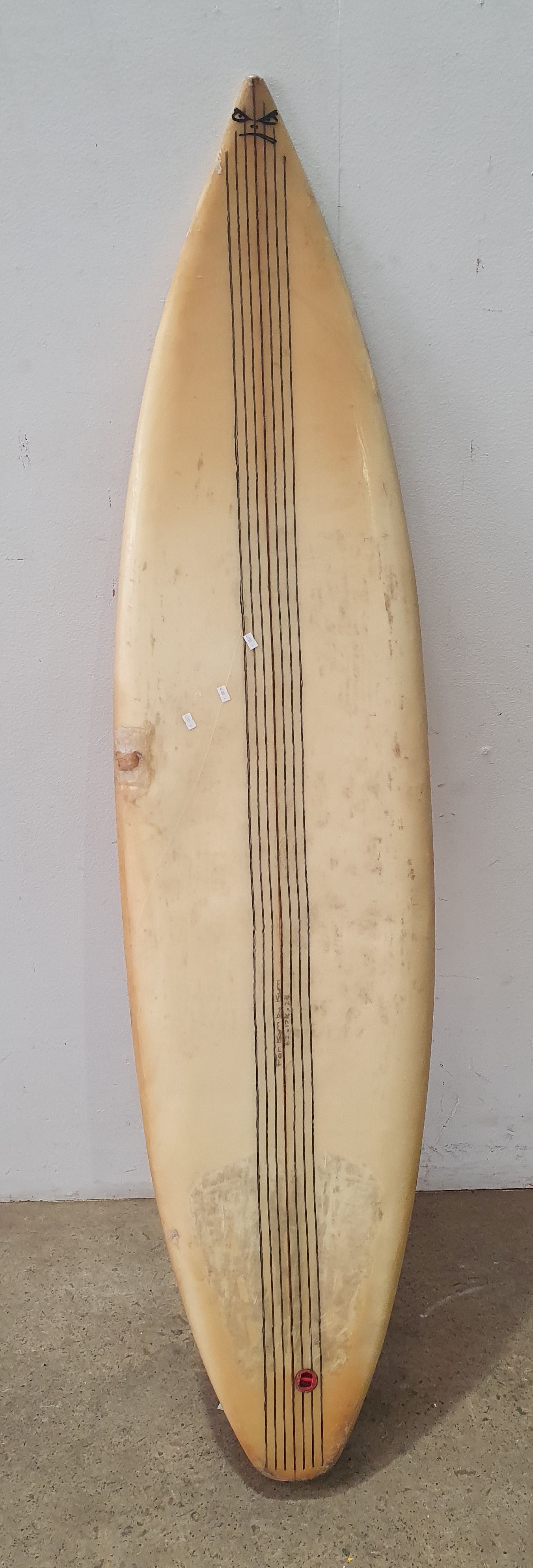 A Tri Finned Surfboard