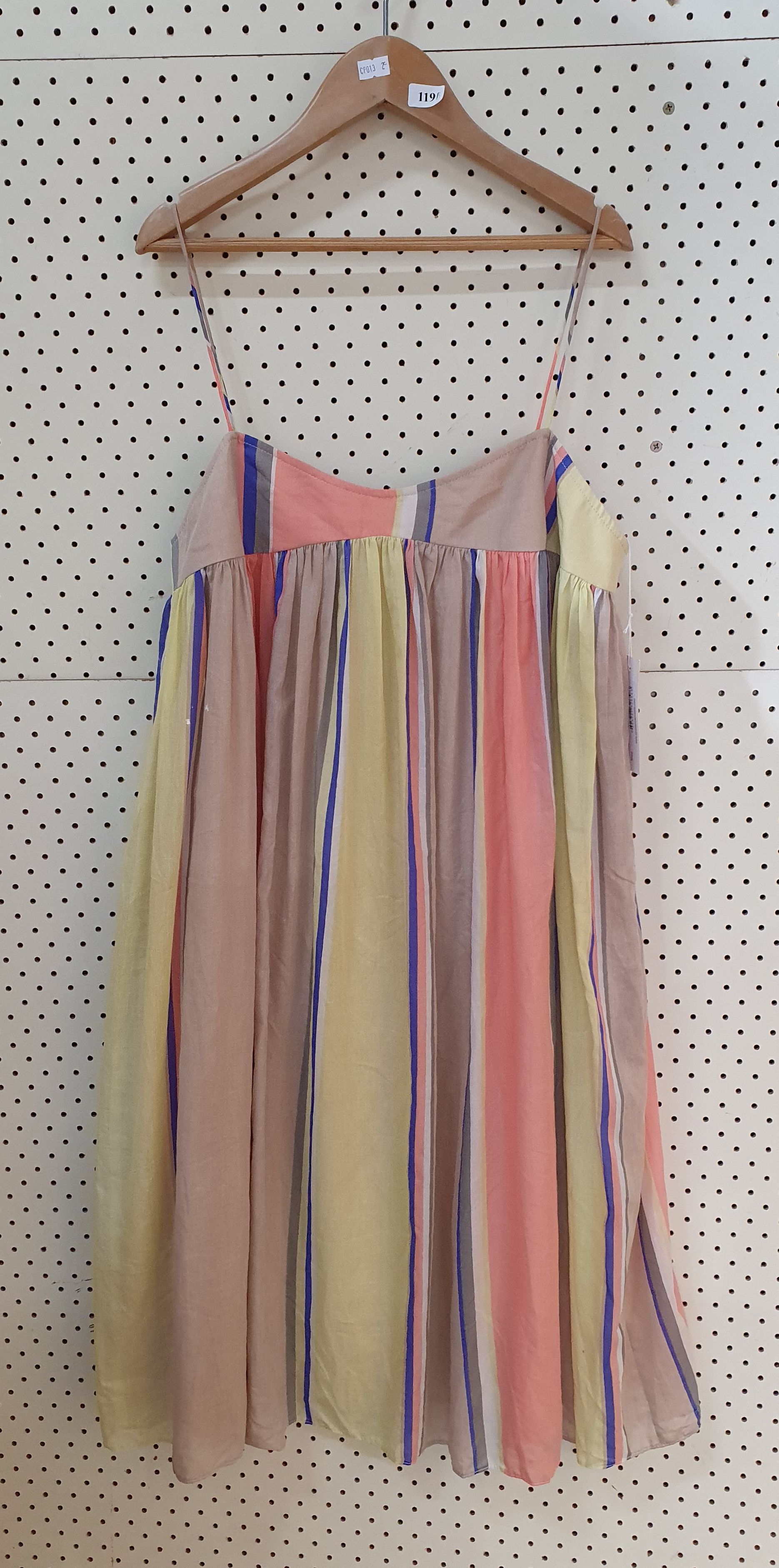 A Zimmerman 'Hard Luck Strip Trapeze Dress Size 2
