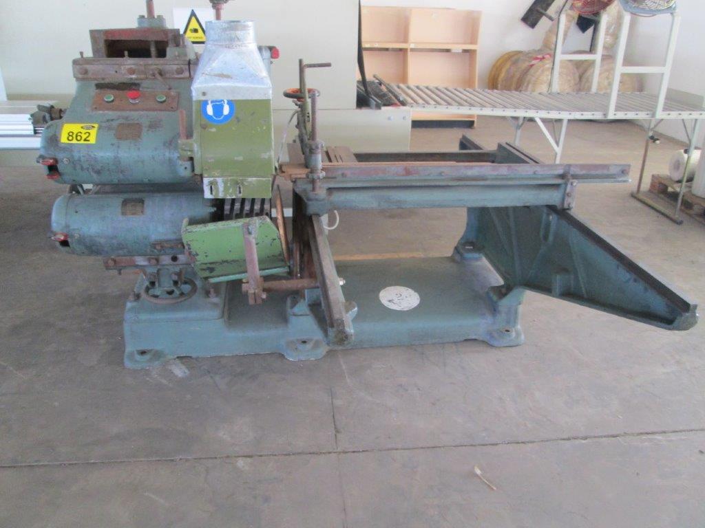 862 - 1 X PICKLES WOOD WORKING MACHINE .. CONDITION: PLUS 15% VAT & 10% ...