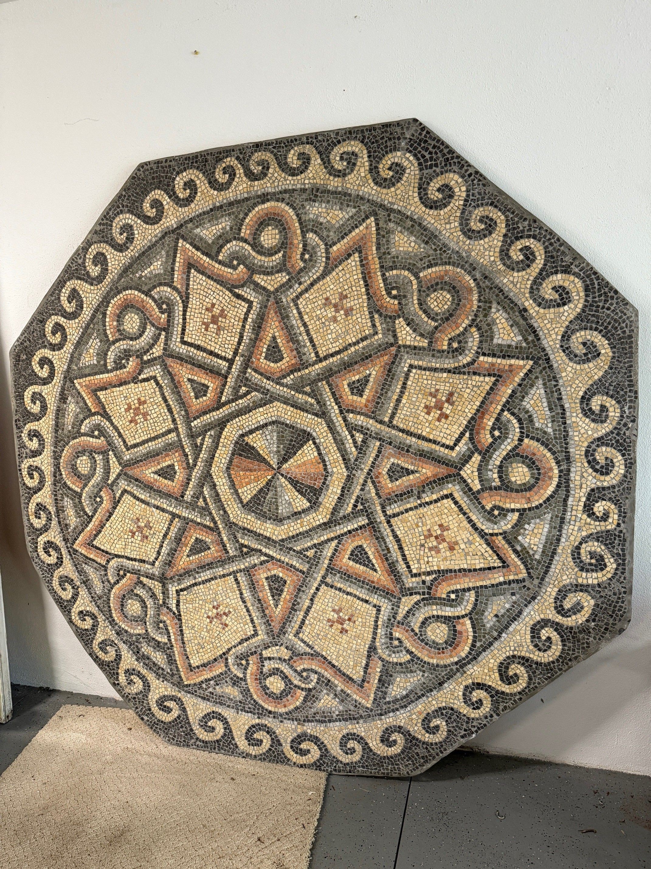 Roman Antiquity Mosaic Octagonal Floor Panel | Kaminski Auctions