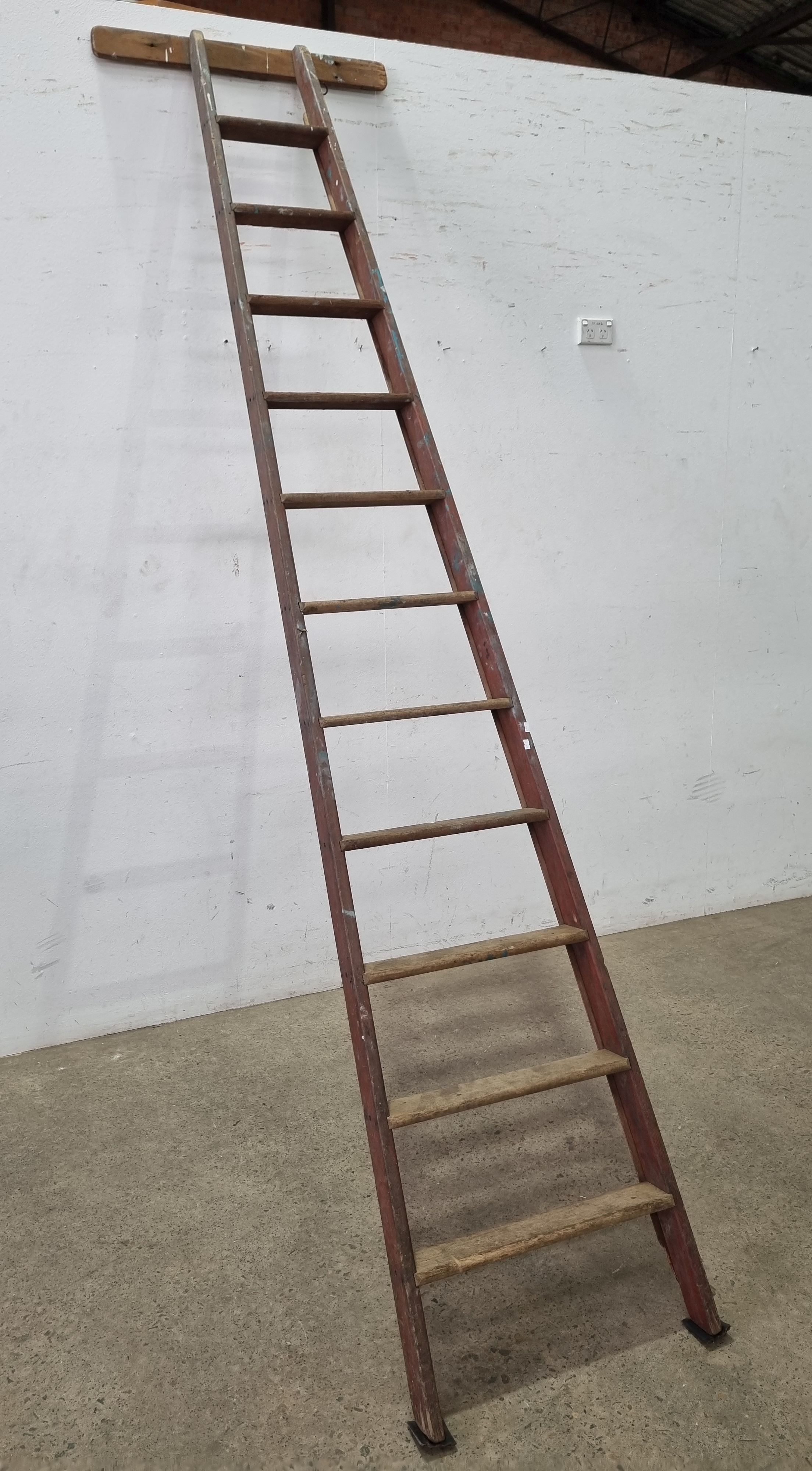 A Wooden Decorative Ladder