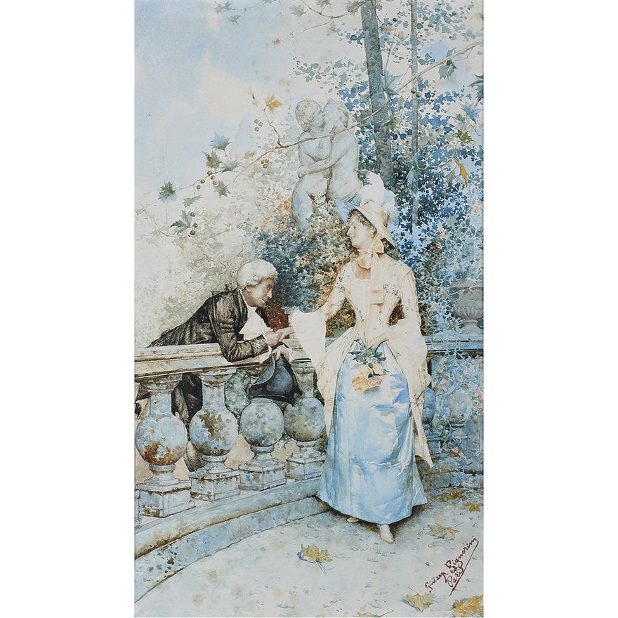 Watercolor, Giuseppe Signorini