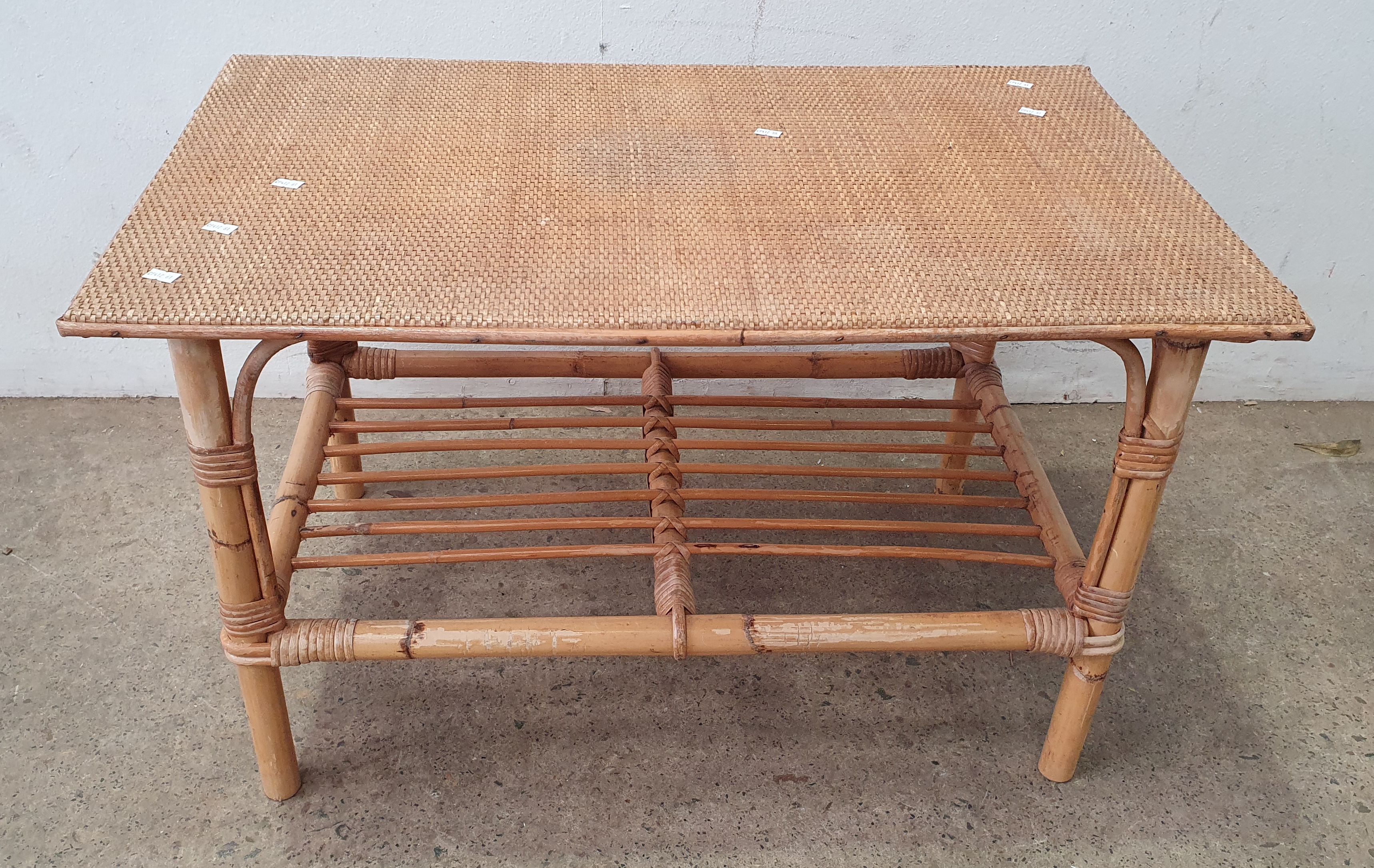 2312 · A CANE COFFEE TABLE