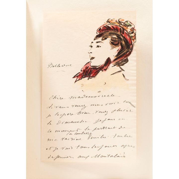 Lettres Illustree book, Edouard Manet