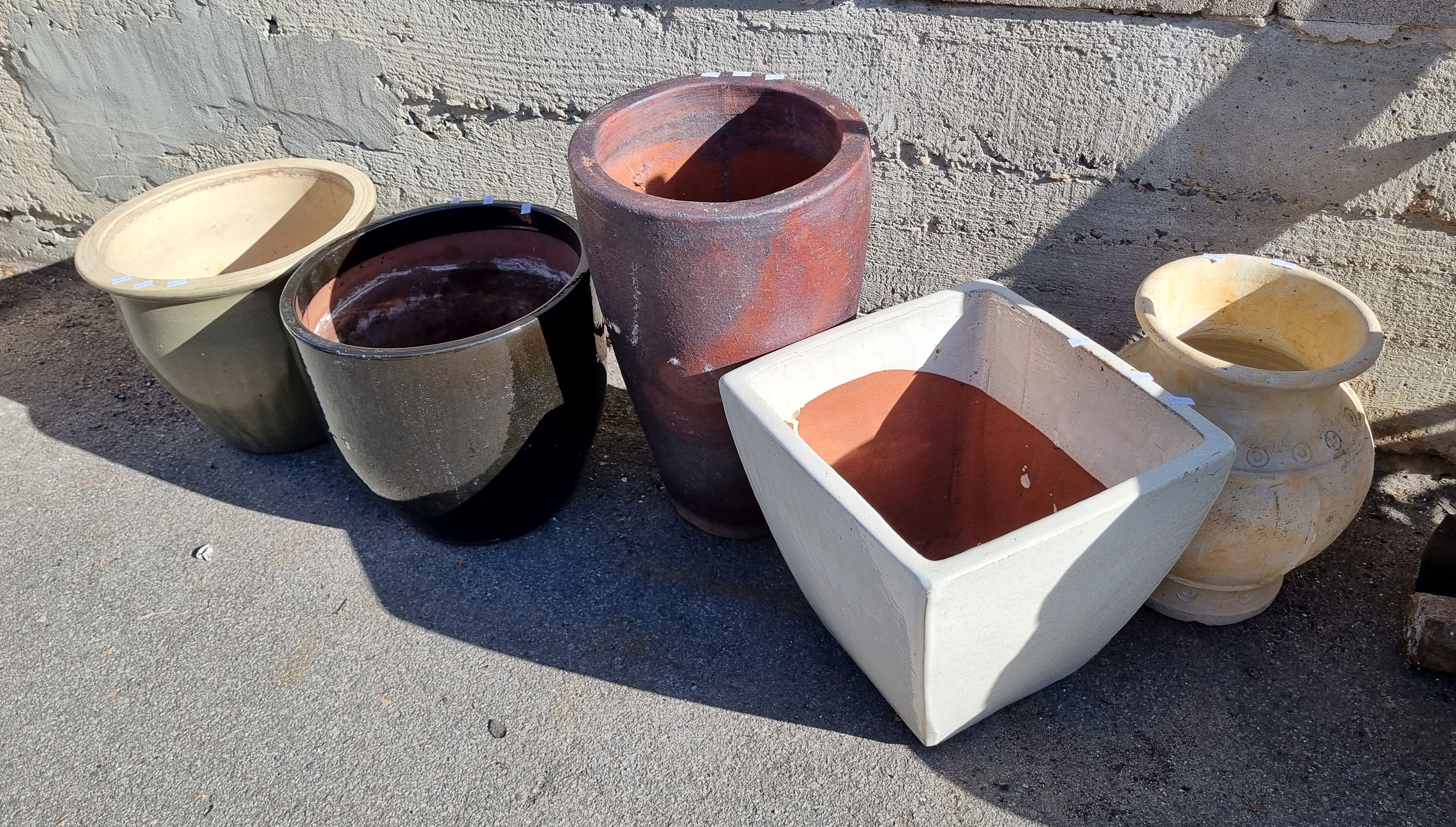 A Group Of Pots