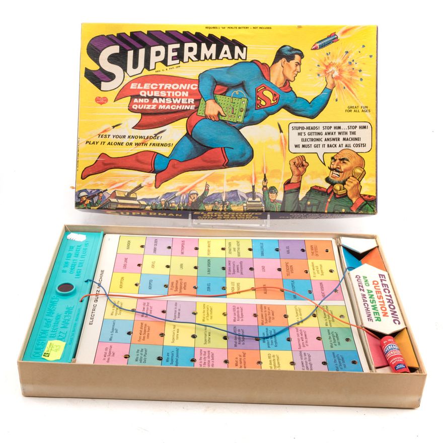 Superman electronic Quizz machine