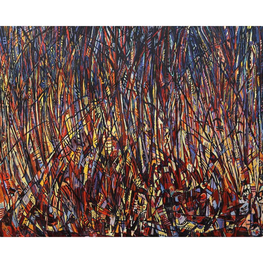 Painting, Barbara Rogers, Fractured Prism