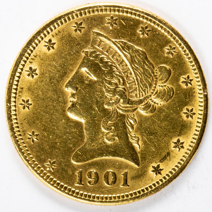 1901 $10 Gold Eagle Liberty Hd
