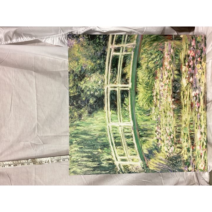 Trademark Fine Art "White Waterlilies" 25'' x 25'' Canvas Painting
