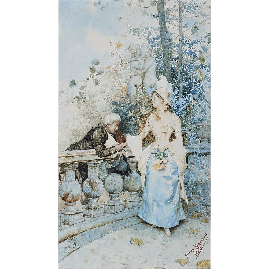 Watercolor, Giuseppe Signorini