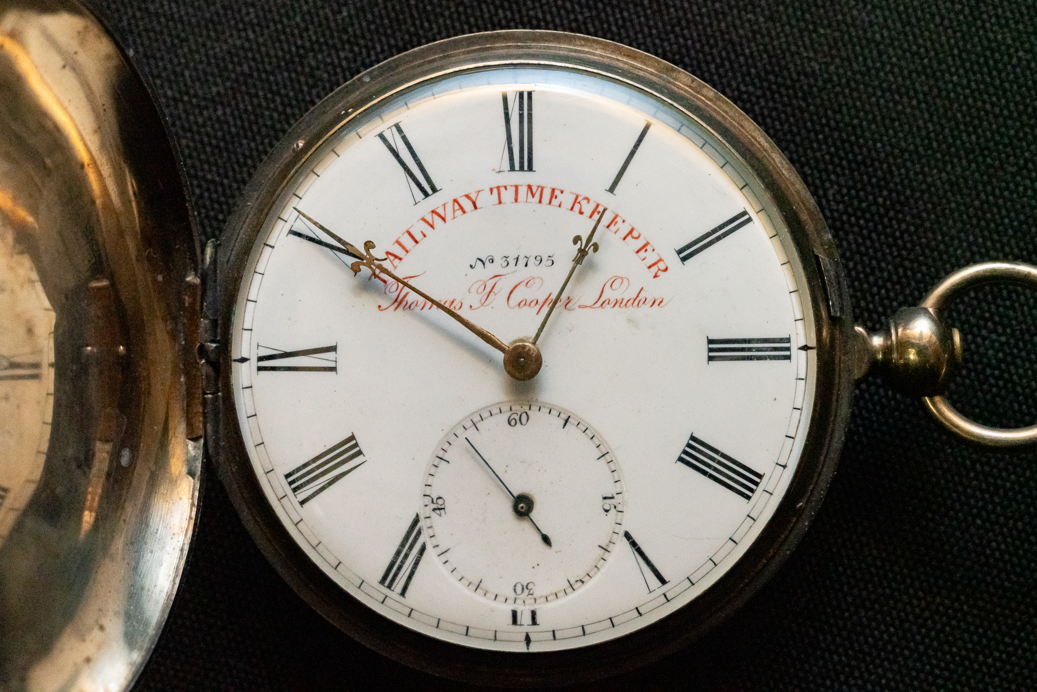 Antique Railway Time Keeper Key Wind Pocket Watch - Sold By L. Huber ...