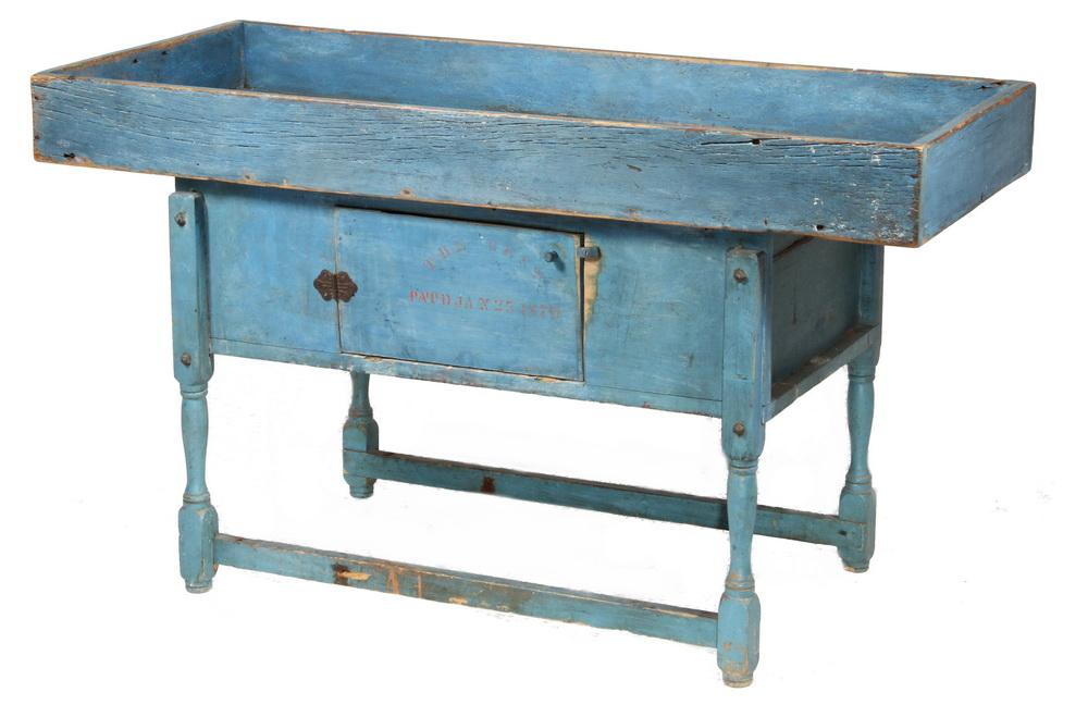 Maine Painted Dry Sink Thomaston Place Auction Galleries