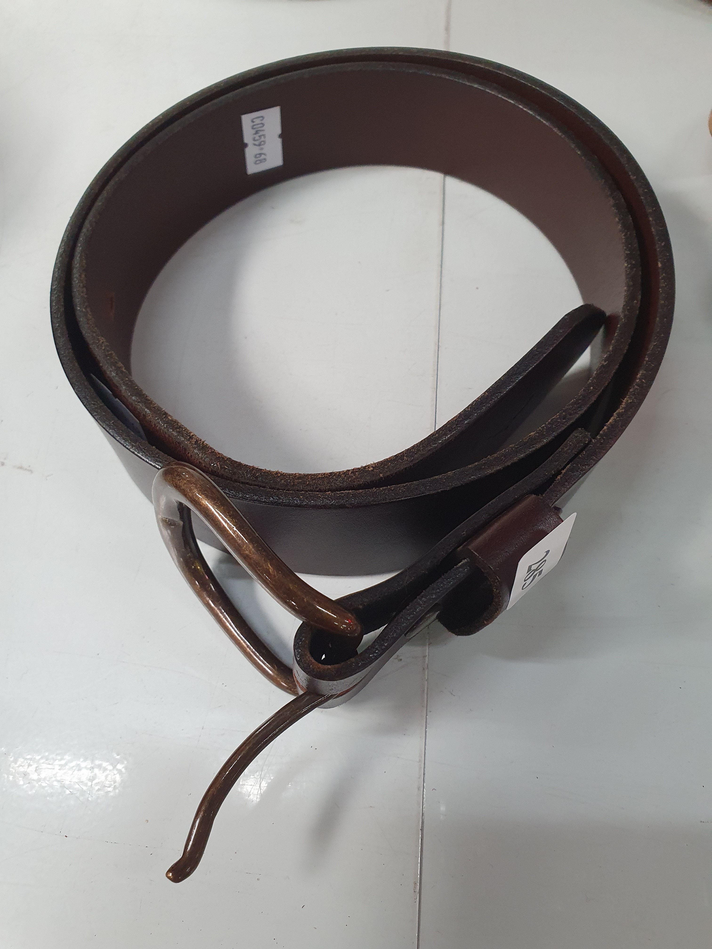 285 · AN 'R M WILLIAMS' BROWN LEATHERBELT