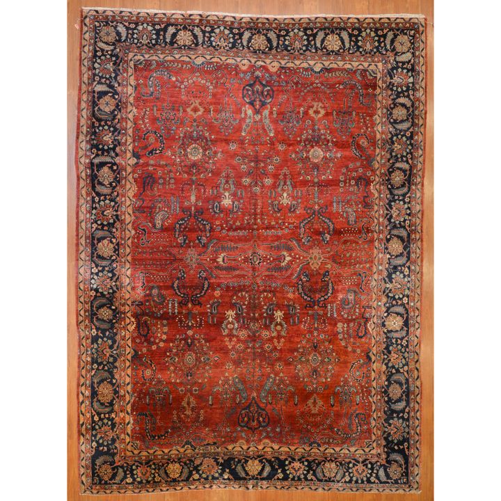 Ant. Farahan Sarouk Rug, Persia, 8.11 x 12.2
