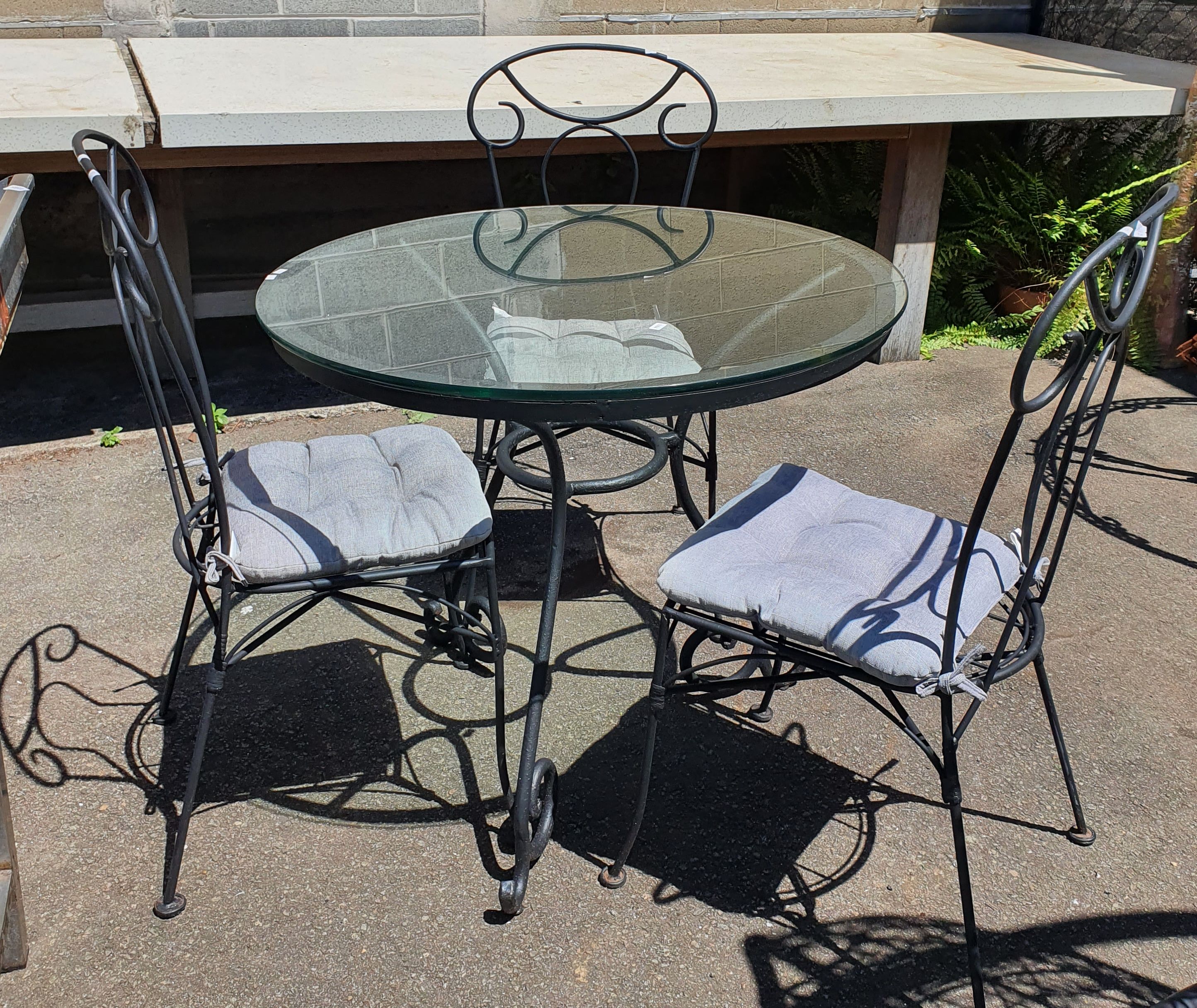 A Four Piece Outdoor Setting