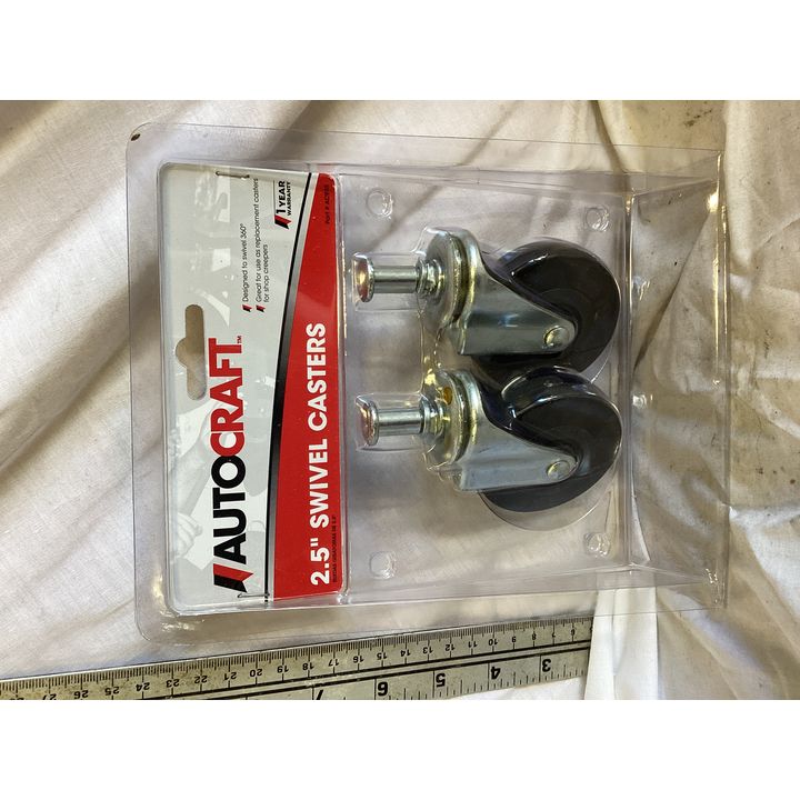 Auto Craft 2.5'' Swivel Casters
