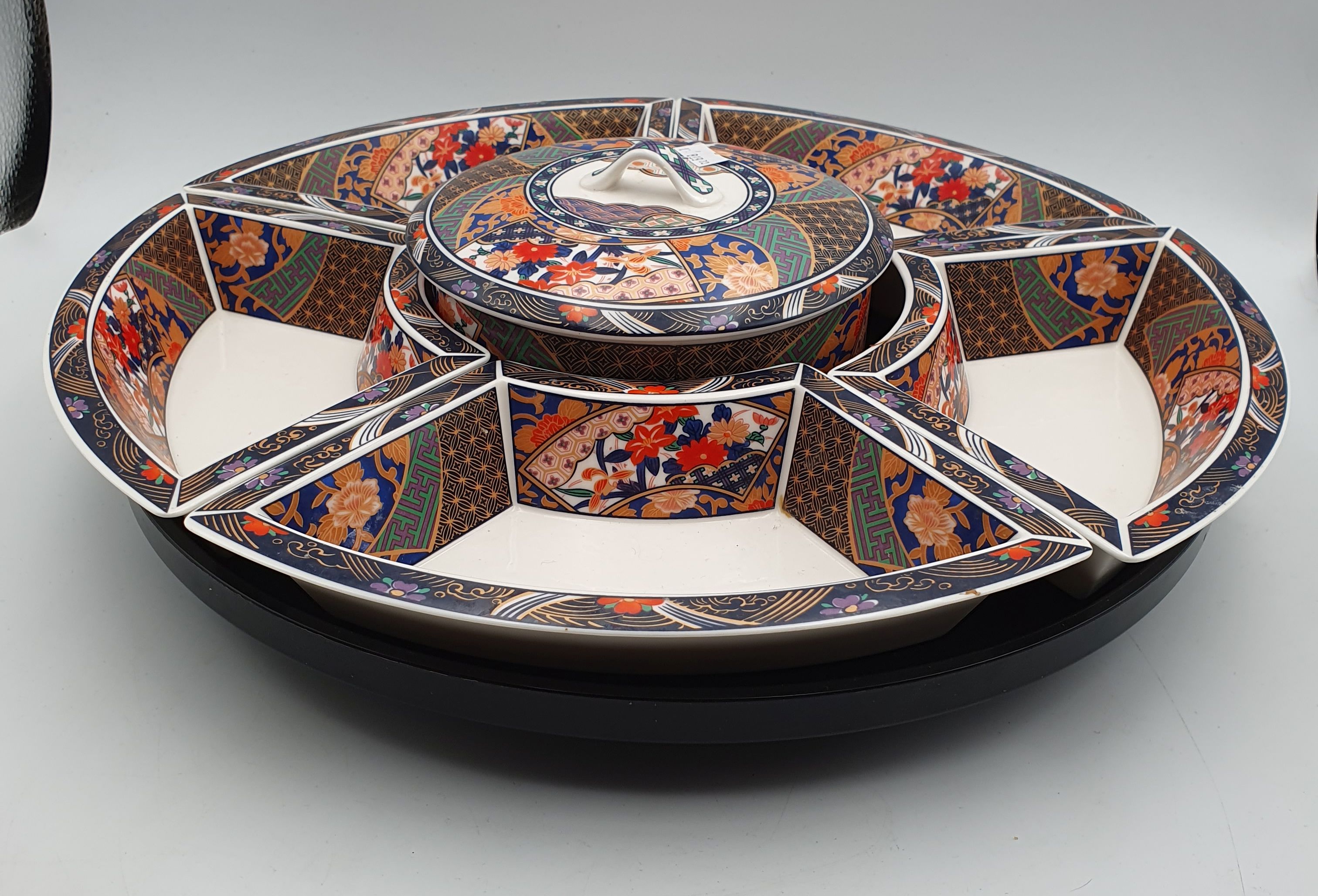 A Japanese Imari Porcelain Lazy Susan