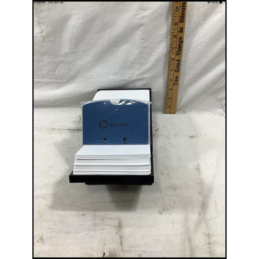 Desk Top Rolodex w/ Cards