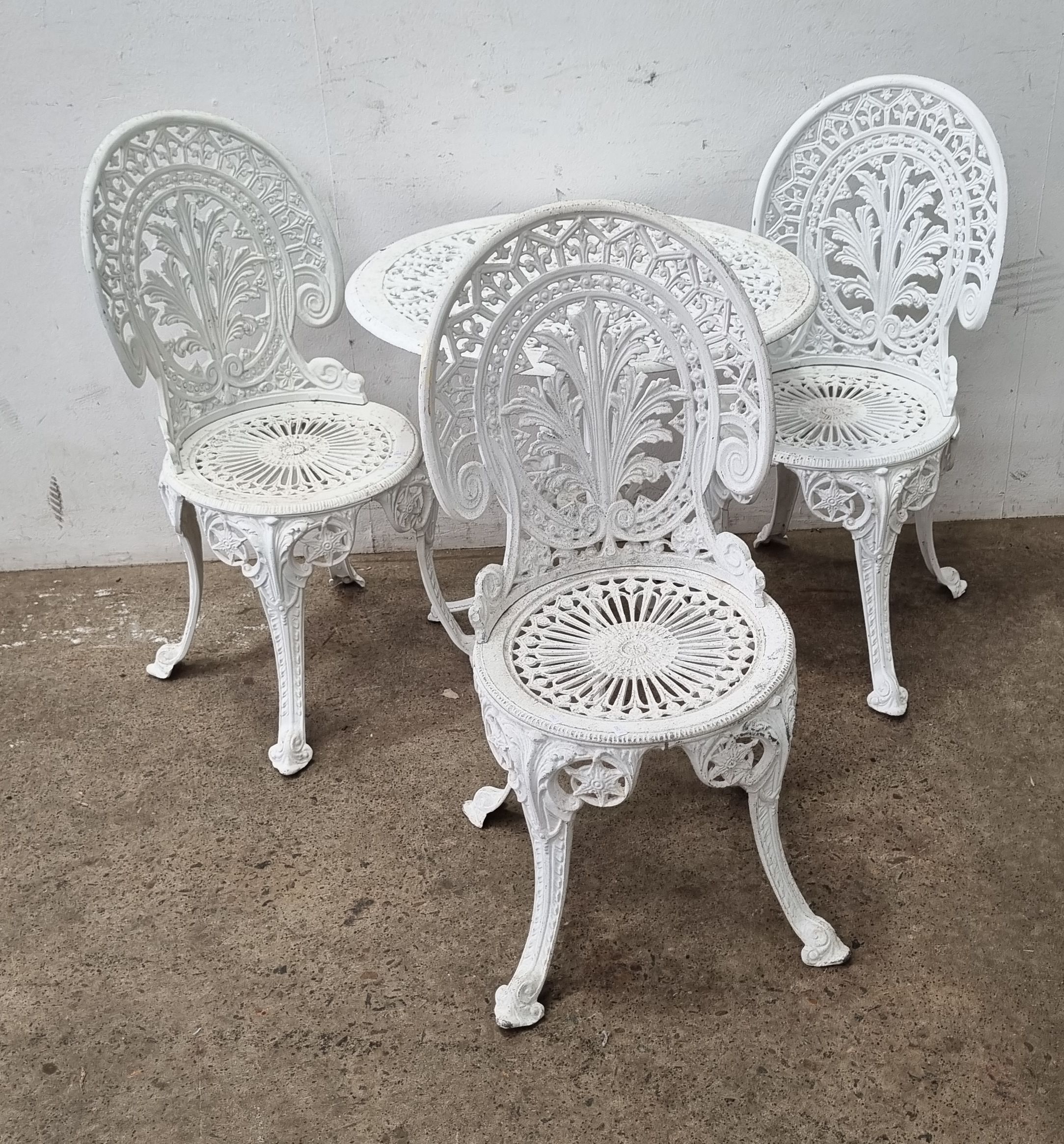 A Four Piece Outdoor Setting
