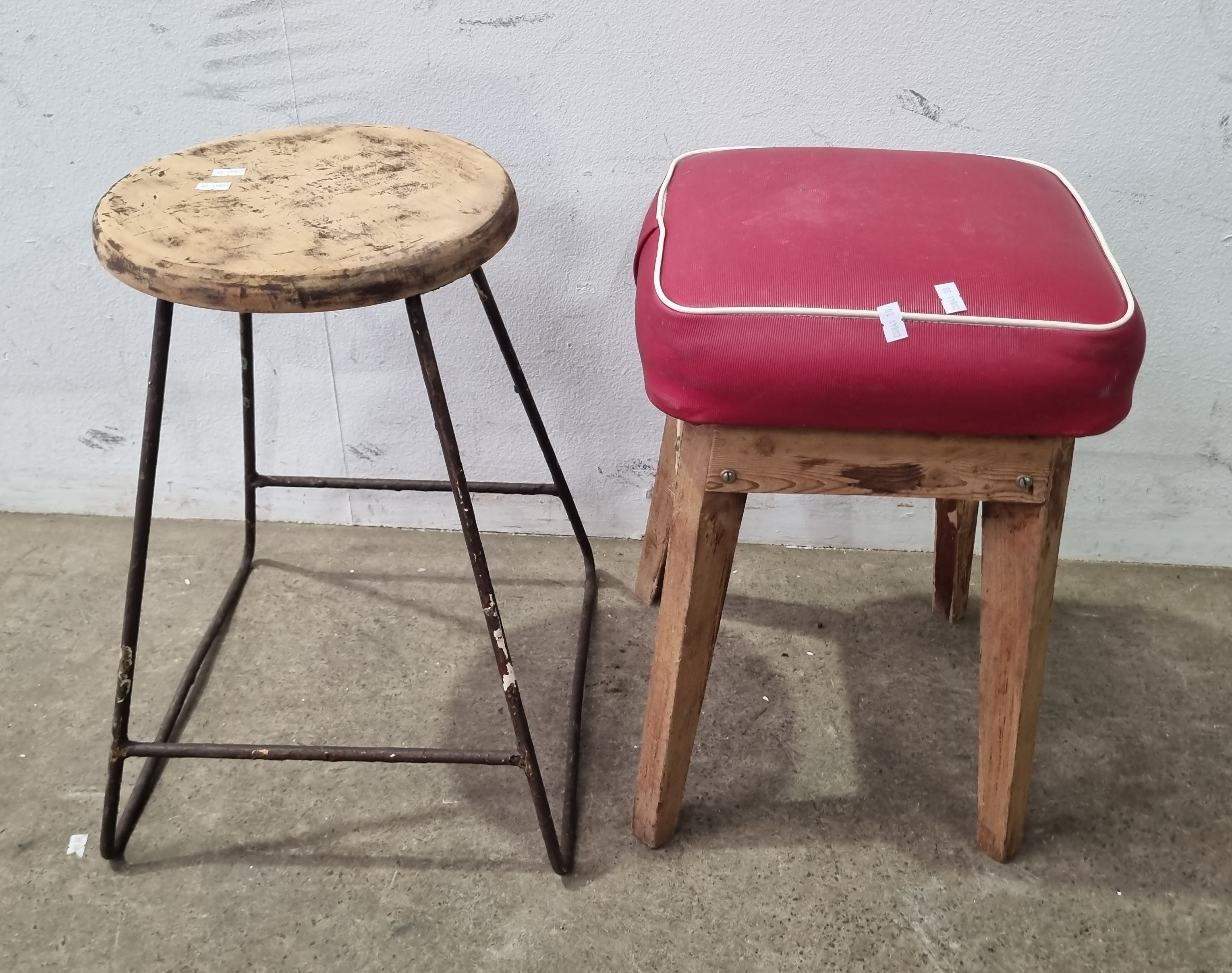 Two Retro Stools