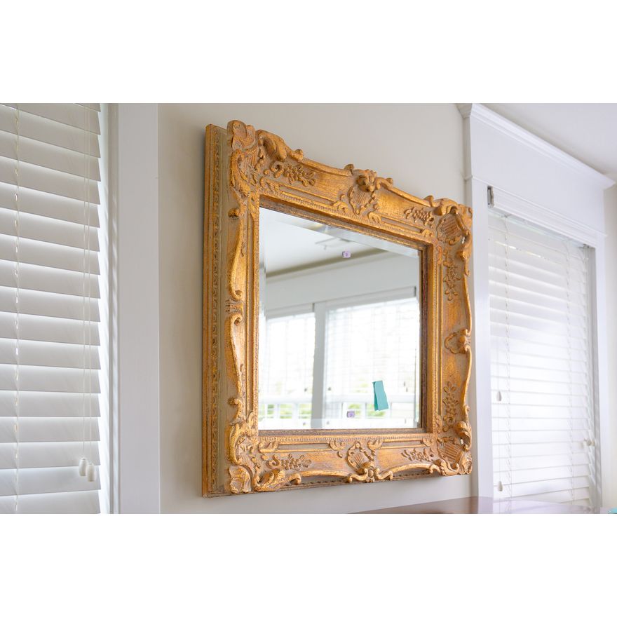 Two gilt framed mirrors