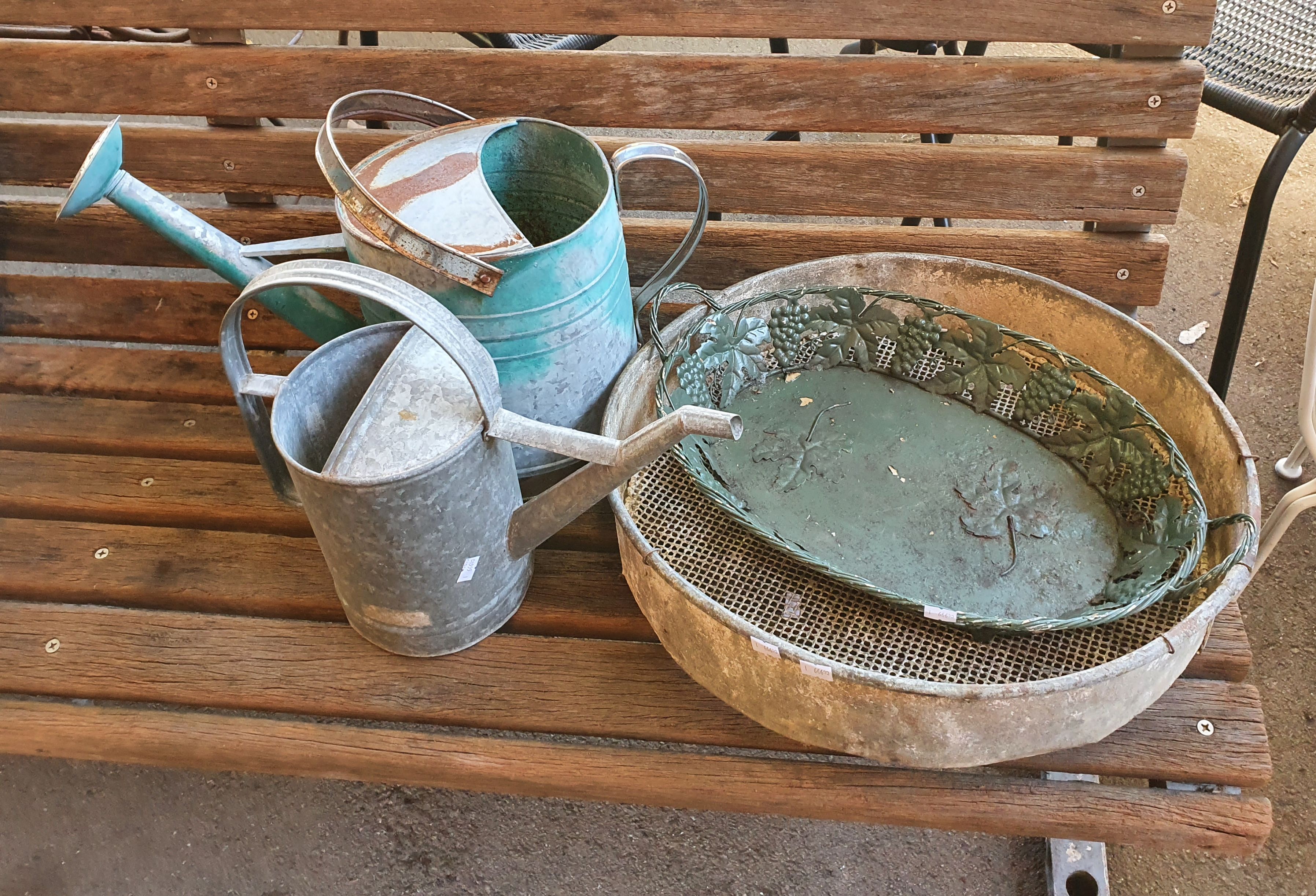 A Group Of Garden Items