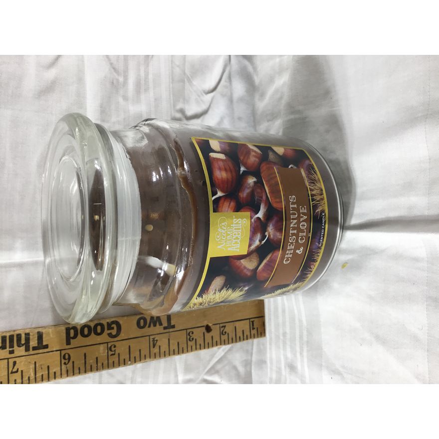 Nicole's Home Accents Chestnuts & Clove Scented Candle 18 Oz