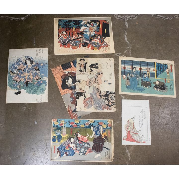 Collection of Japanese woodblock prints