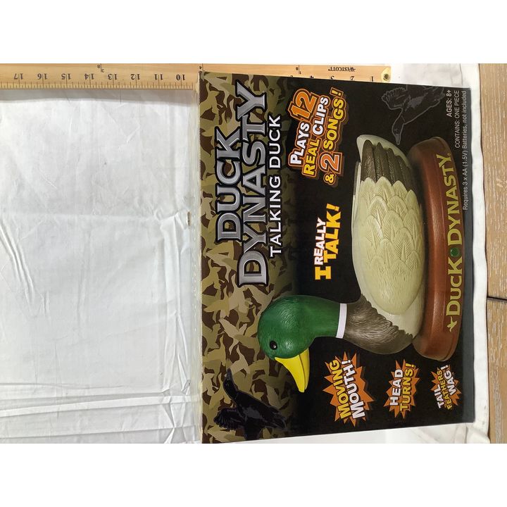Duck Dynasty Talking Duck, Plays 12 Clips And 2 Songs, Batteries Not Included