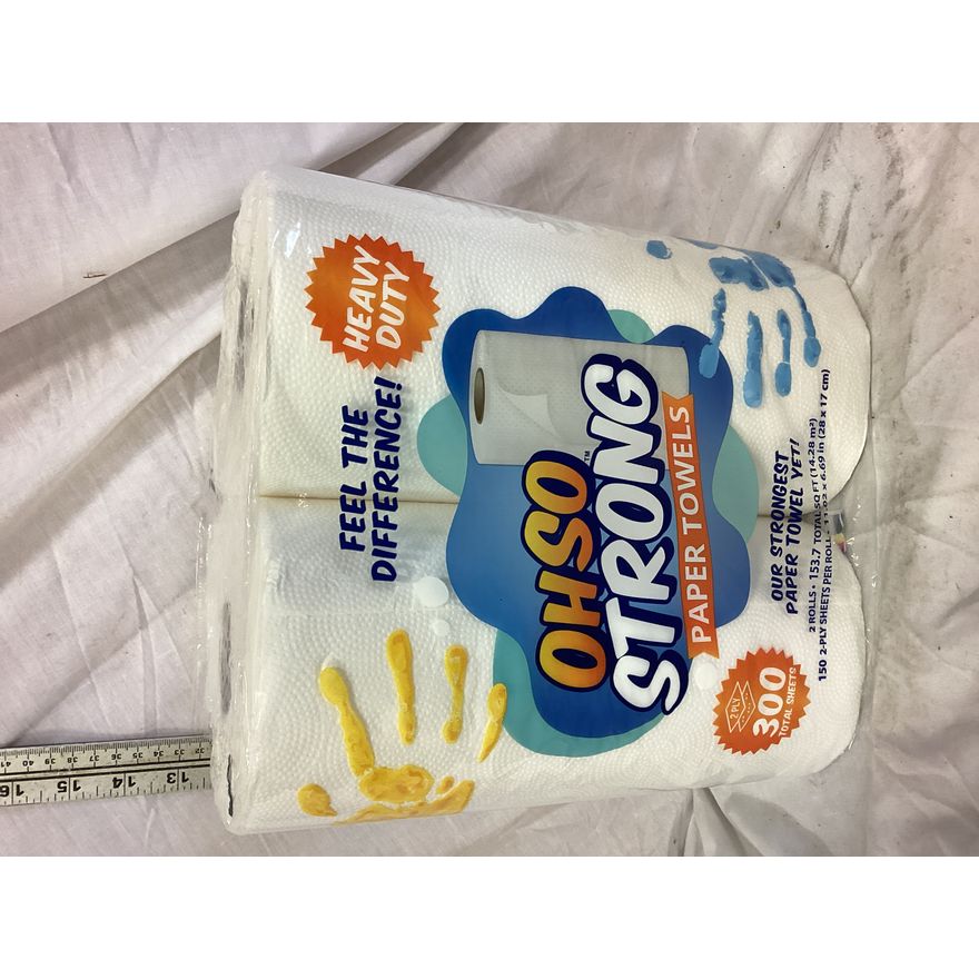 Oh So Strong Heavy Duty Paper Towels- 300 Sheets (2pk)