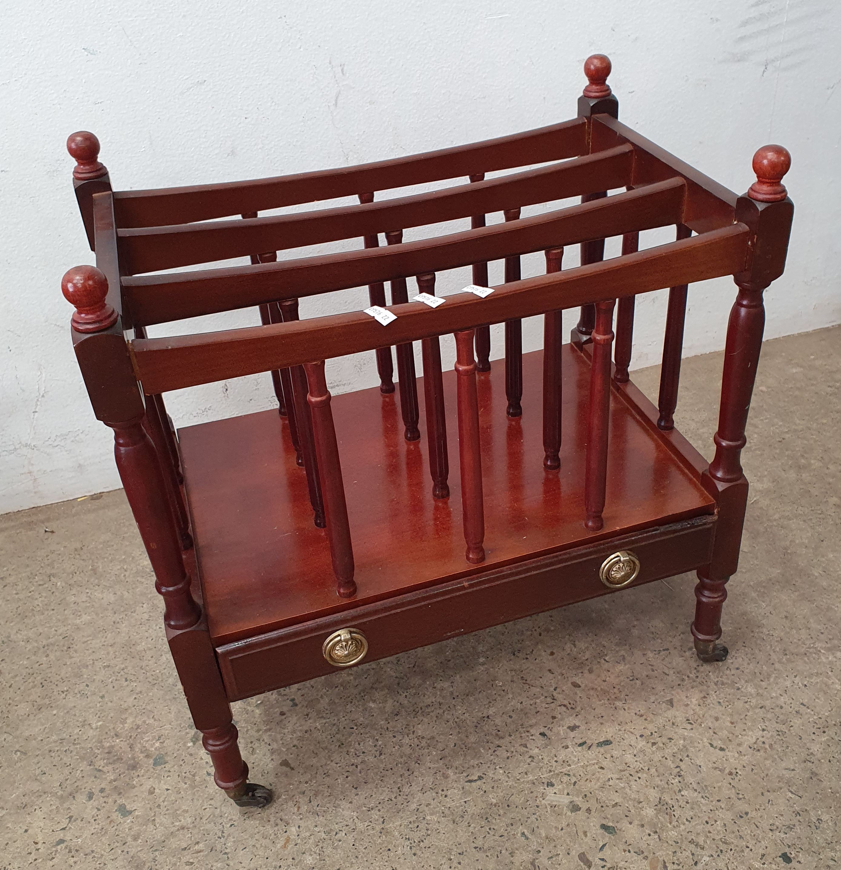 A Wooden Magazine Rack