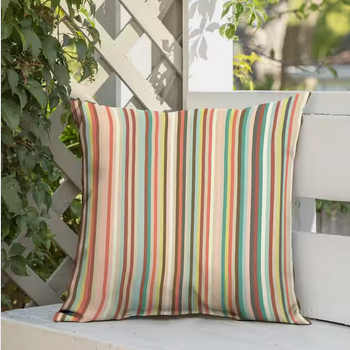 Dog Hampton Bay Square Outdoor Throw Pillow Hampton Bay Home Depot