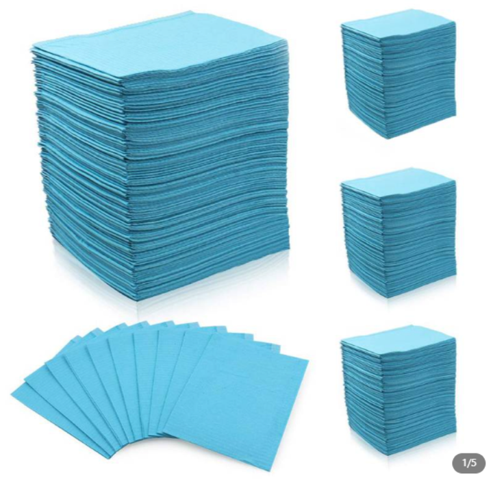 TIDI Choice Bibs/Towels 13"x18" 500pk (BLUE)