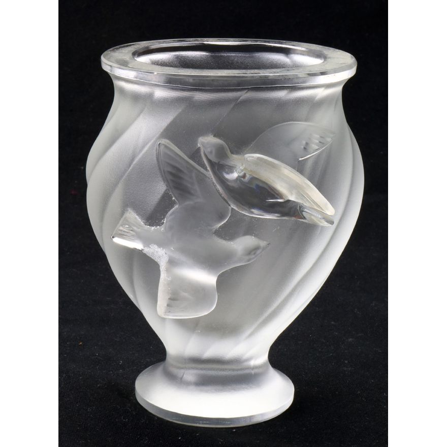 A Lalique France Rosine vase