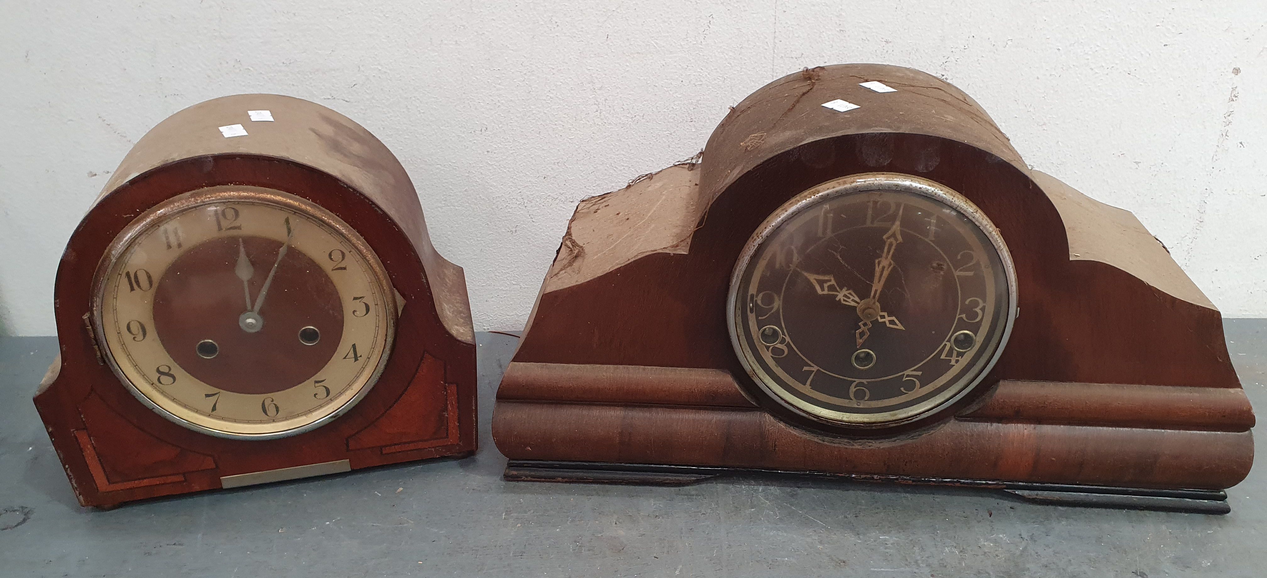 1229 · TWO MANTEL CLOCKS