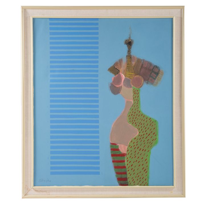 Vladimir Cora. "Senorita de Tecuala No. 77," oil and acrylic