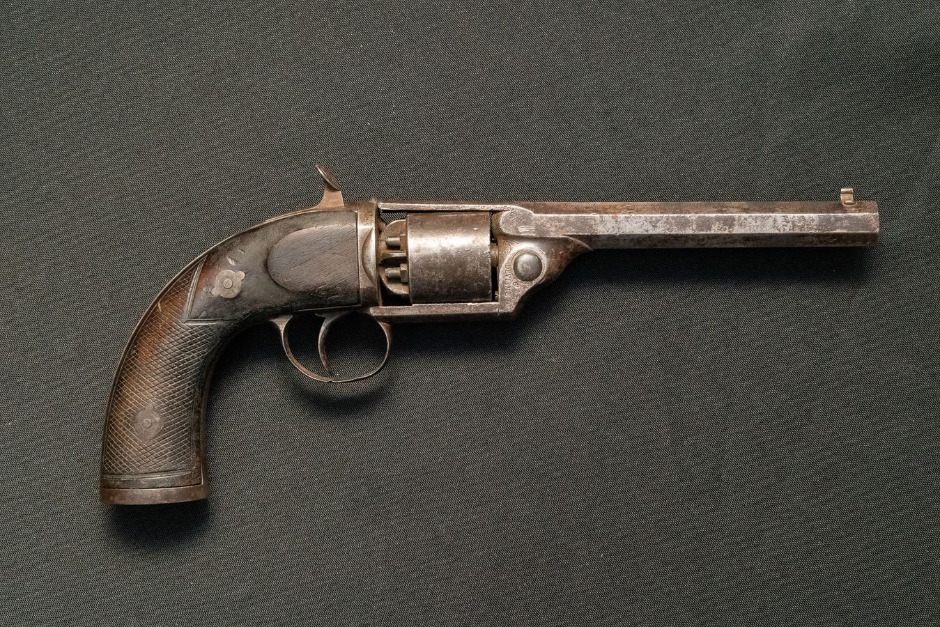 Devisme Mid 1800s Percussion Revolver | Harritt Group, Inc