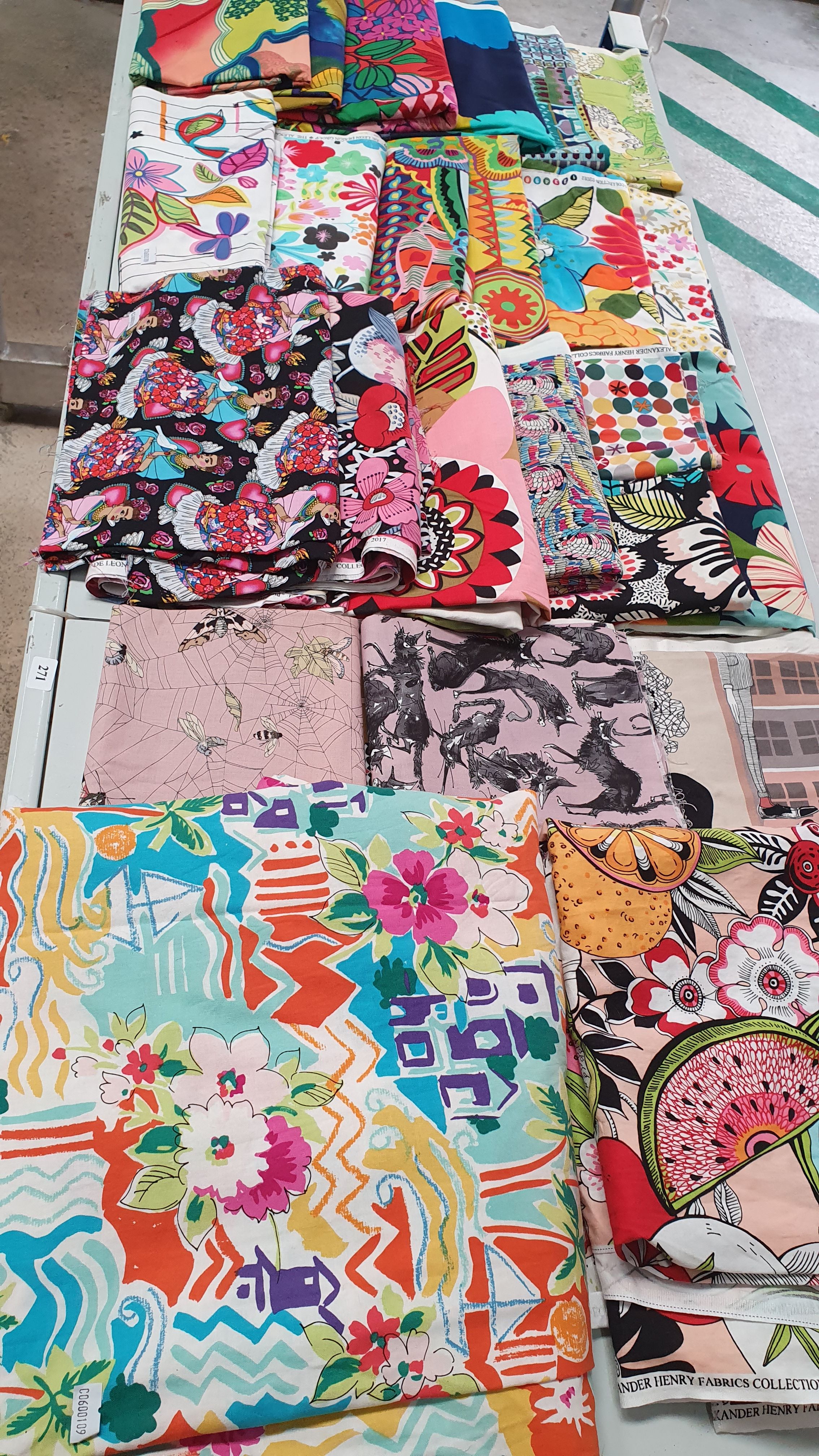 A SELECTION OF FABRICS FROM 'THE ALEXANDER HENRY COLLECTION'
