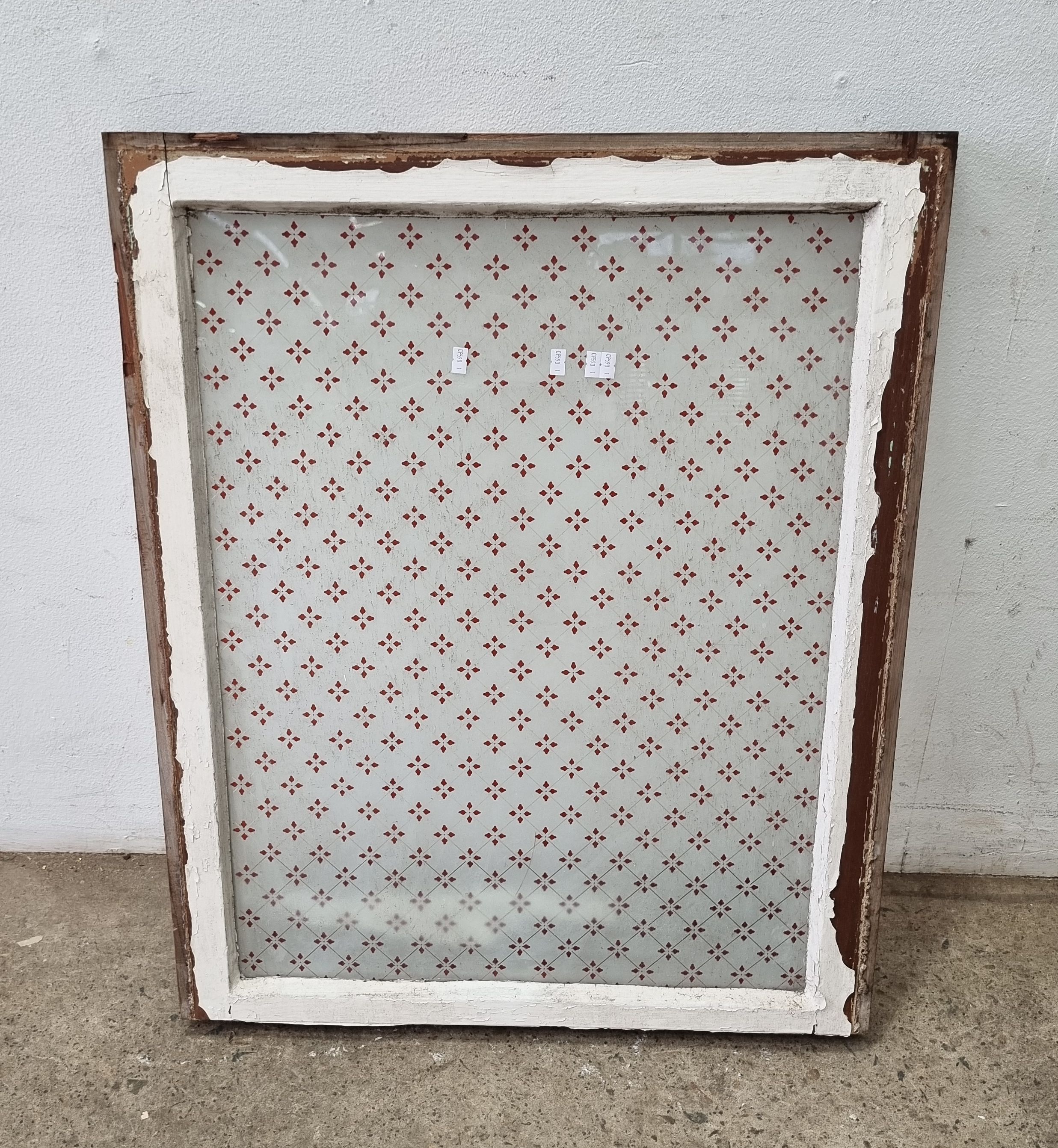 A Vintage Frosted Window