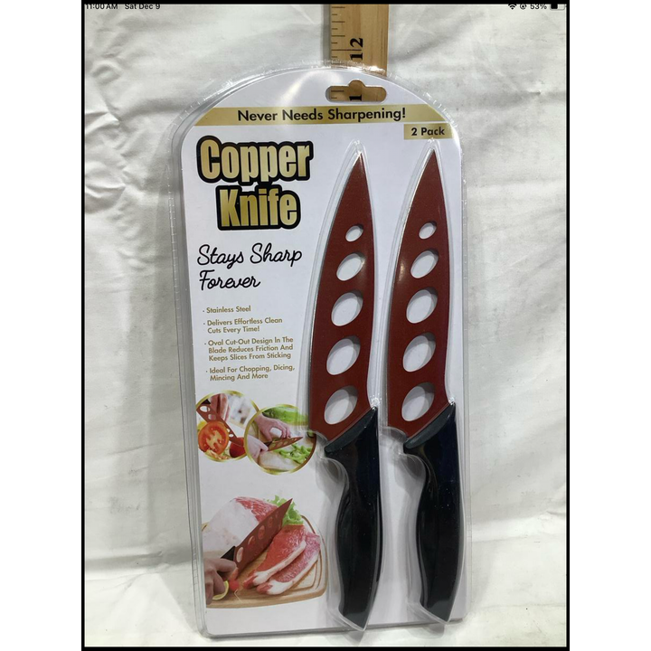 Copper Knife Stainless Steel 2pk