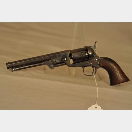 A rare London Colt model 1851 36 calibre Navy Percussion revolver