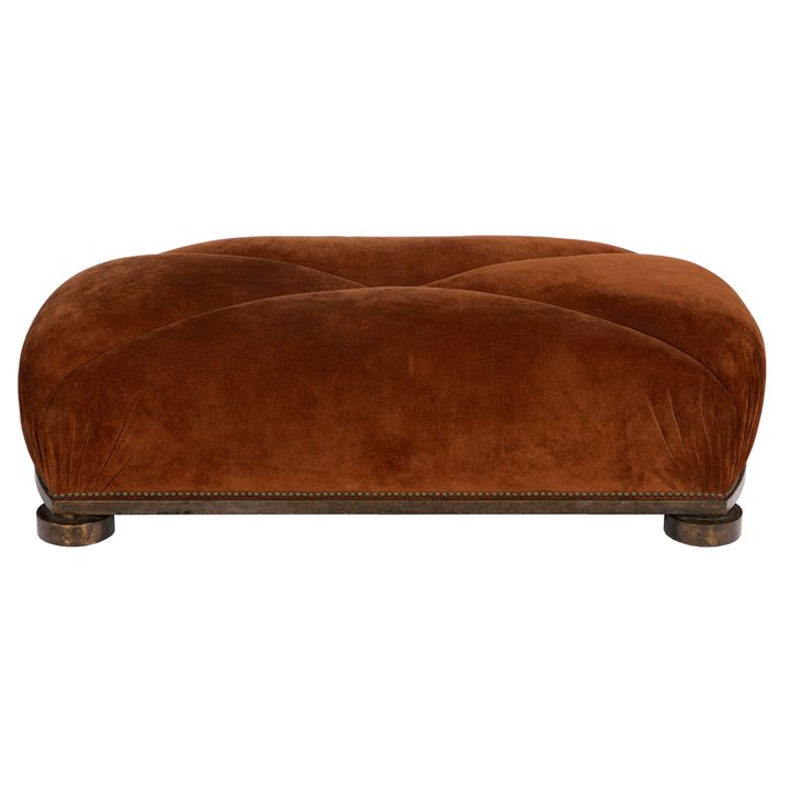 A Randolph & Hein upholstered tabouret