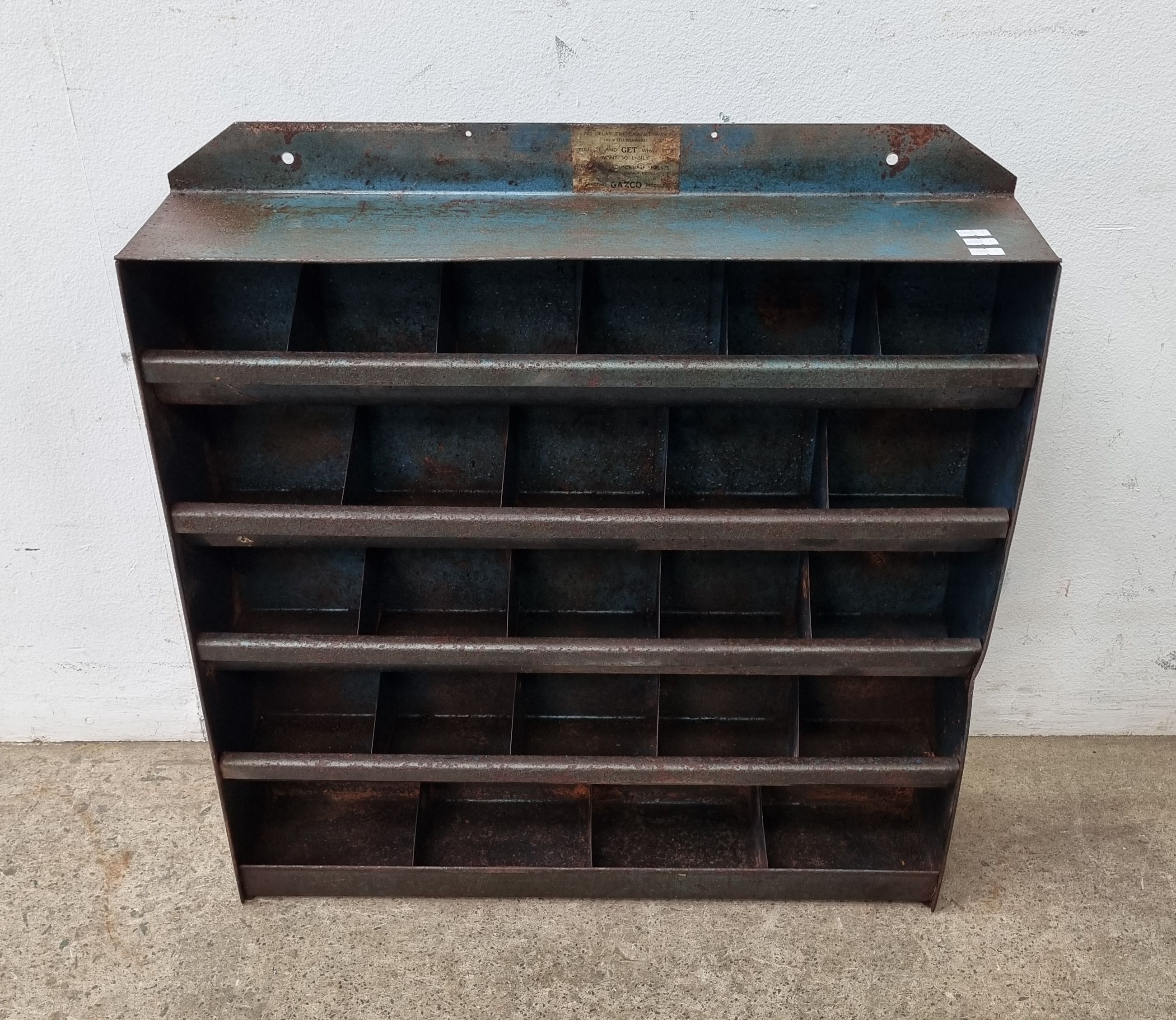 AN INDUSTRIAL SHELVING UNIT