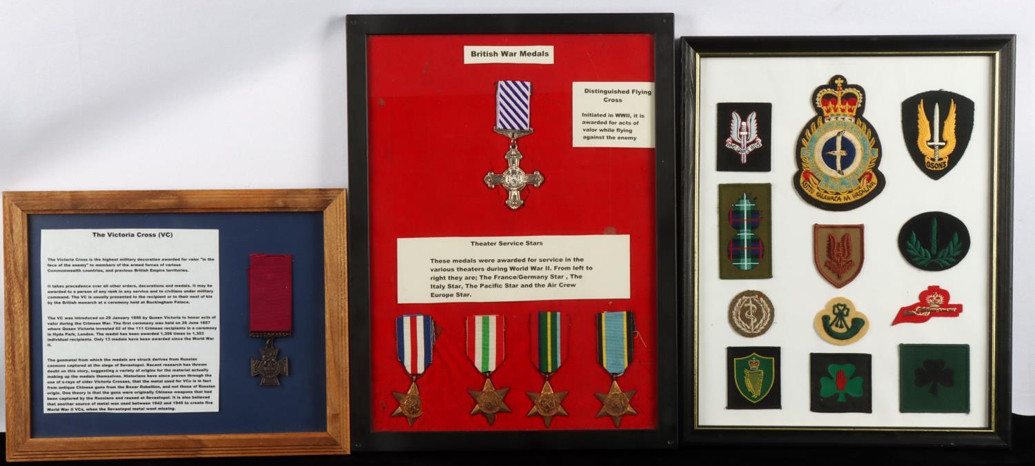 Framed Wwii British Empire Medals
