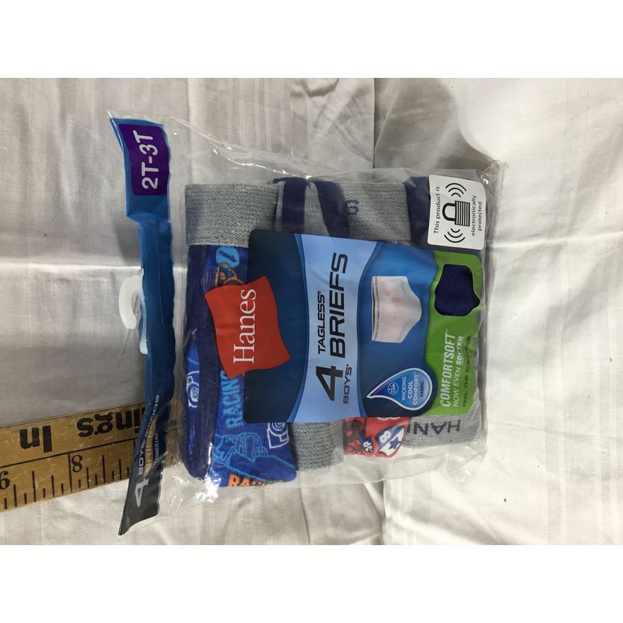 Hanes Boys Briefs 4 Pair Size: 2T-3T