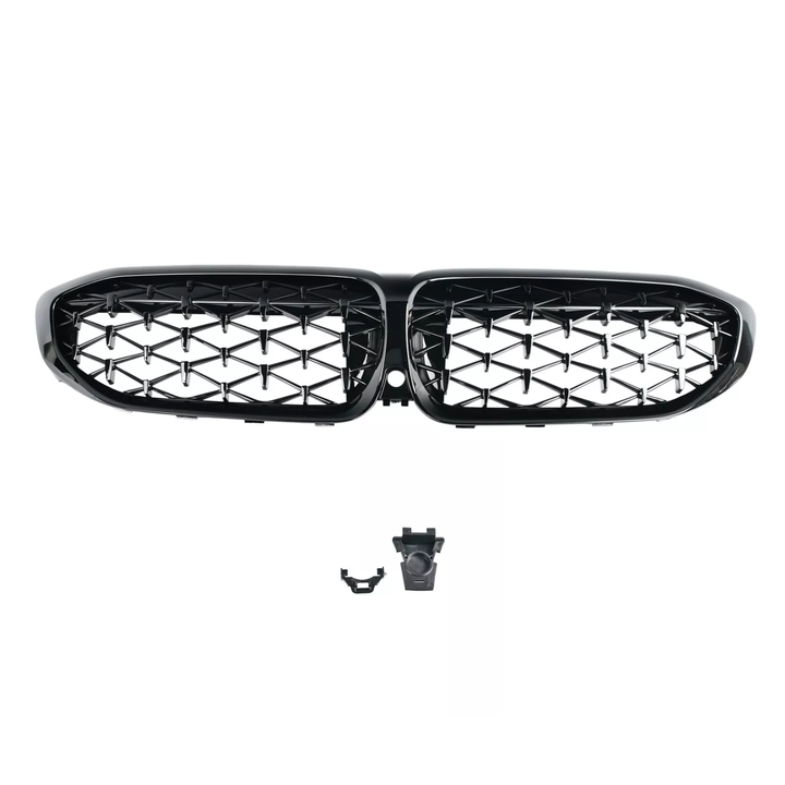 Gloss Black Diamond Front Grille G20 For BMW