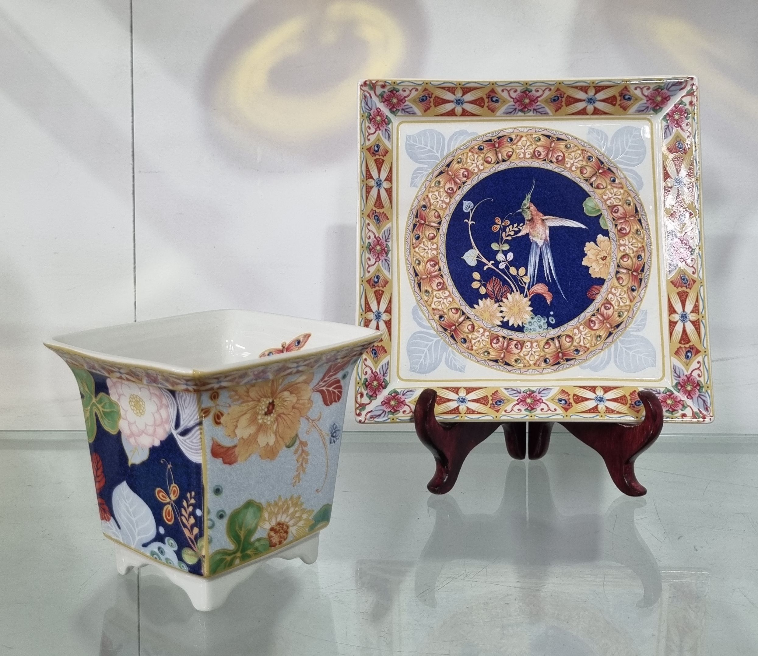 Two Spode 'Java' Porcelain Items